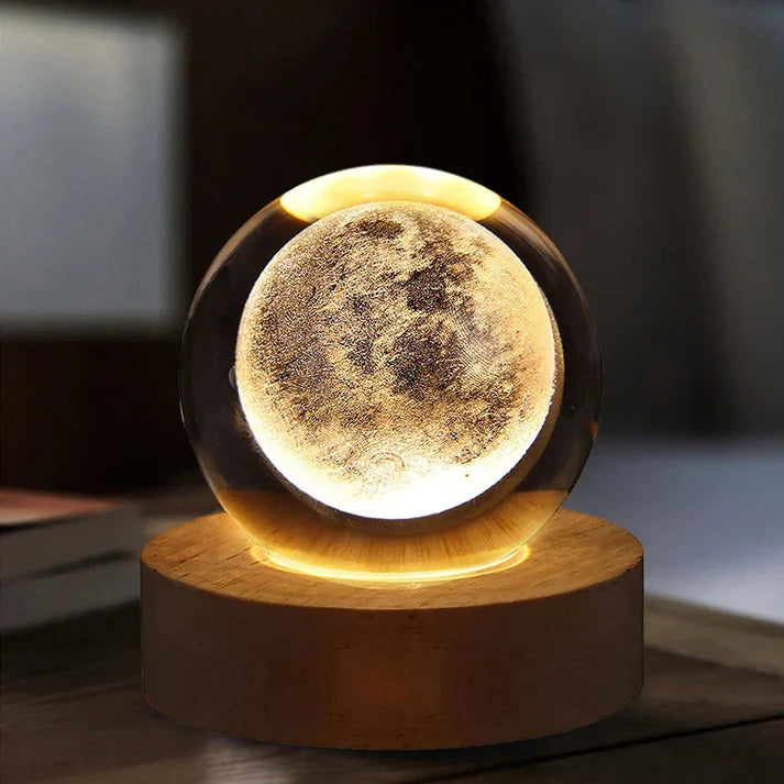 Crystal Lamp (Moon)